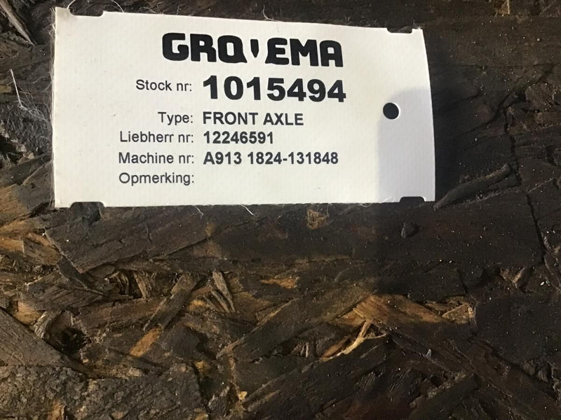 Liebherr Front Axle - Axle and parts: picture 1 Liebherr Front Axle - Axle and parts: picture 1