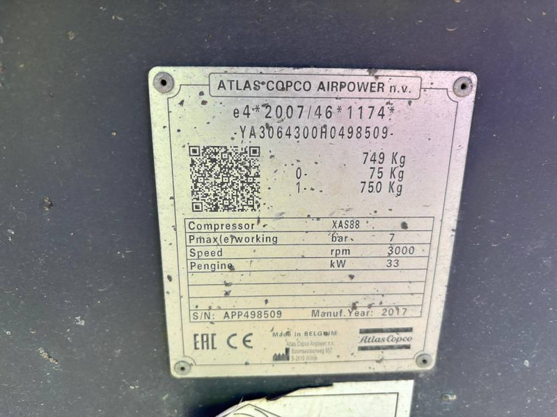 Atlas-Copco XAS 88 - Air compressor: picture 5 Atlas-Copco XAS 88 - Air compressor: picture 5