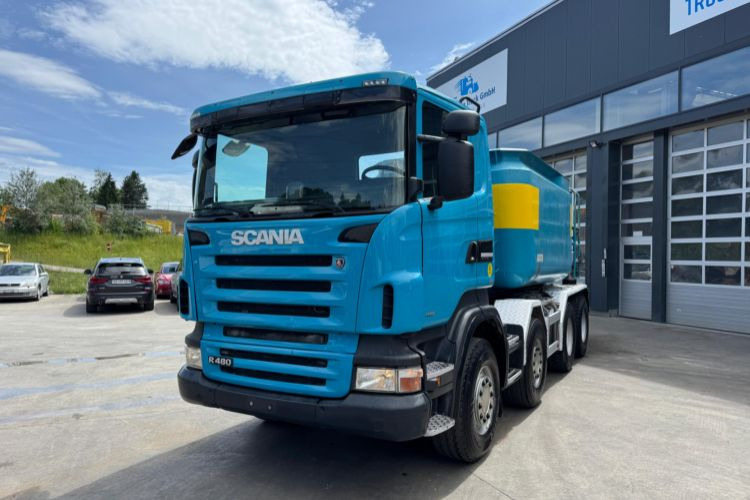 Scania R480 8x4 Moser 16m3 - Skip loader truck: picture 1 Scania R480 8x4 Moser 16m3 - Skip loader truck: picture 1