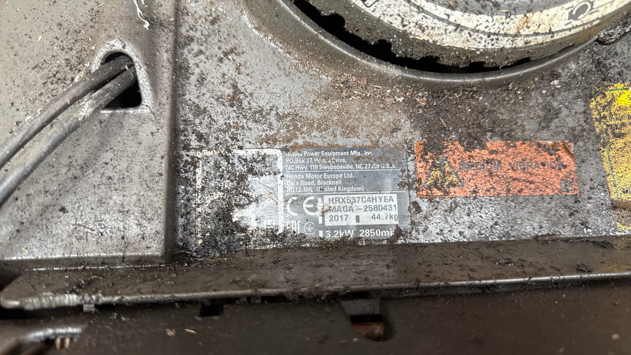 HONDA HRX537 C4HYEA - Construction equipment: picture 5 HONDA HRX537 C4HYEA - Construction equipment: picture 5
