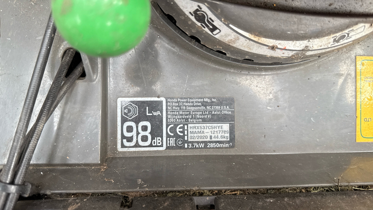 HONDA HRX537 C5HYE - Construction equipment: picture 5 HONDA HRX537 C5HYE - Construction equipment: picture 5