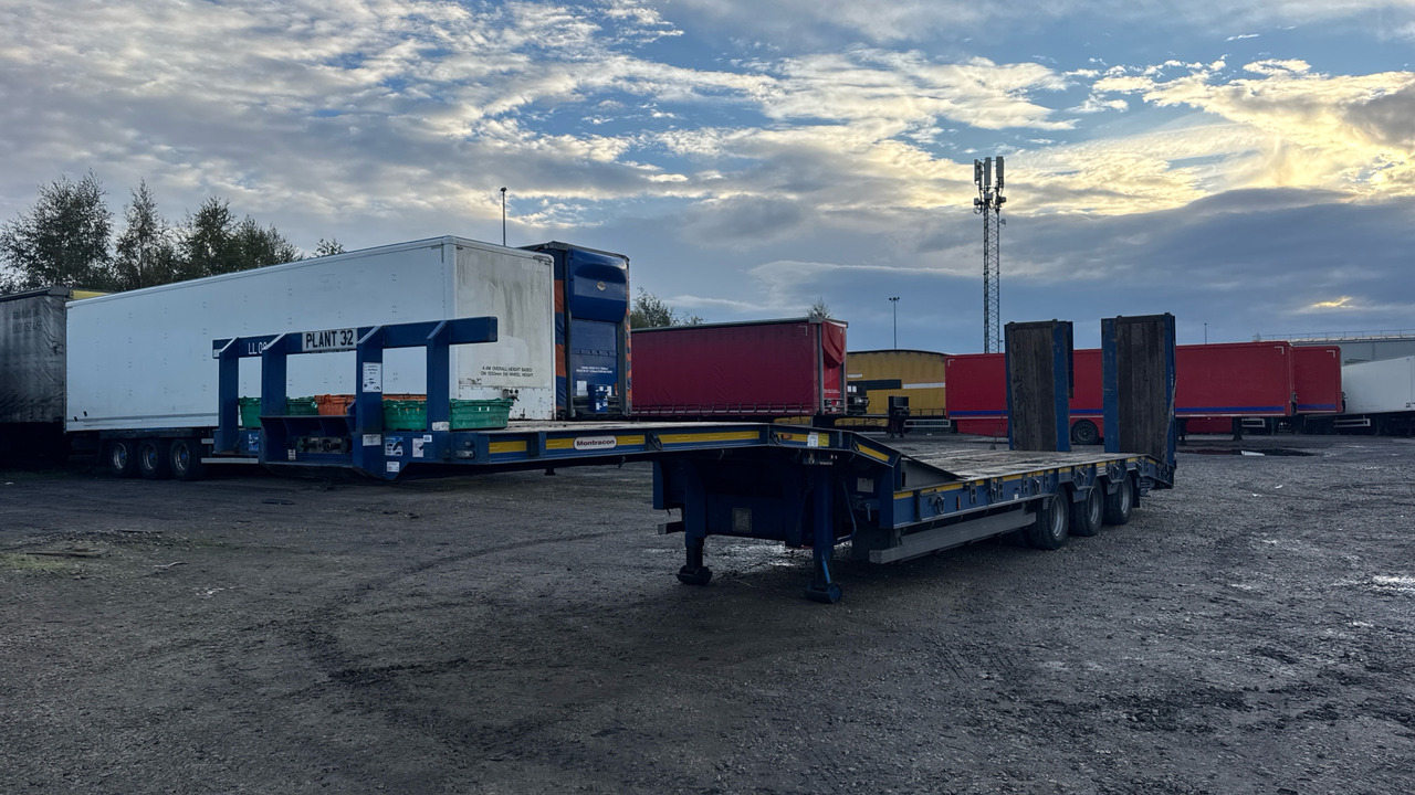 MONTRACON MACHINE CARRIER STEPFRAME - Low loader semi-trailer: picture 3 MONTRACON MACHINE CARRIER STEPFRAME - Low loader semi-trailer: picture 3