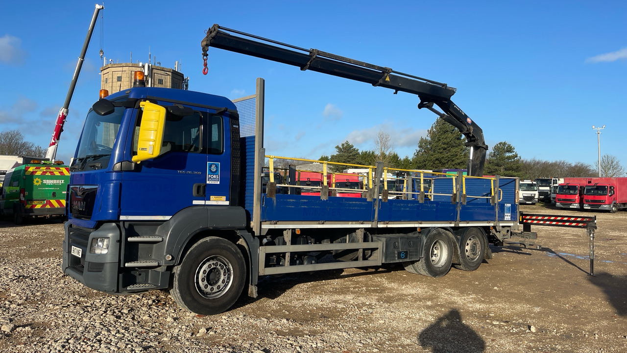 Man TGS 26.360 - Dropside/ Flatbed truck, Crane truck: picture 2 Man TGS 26.360 - Dropside/ Flatbed truck, Crane truck: picture 2