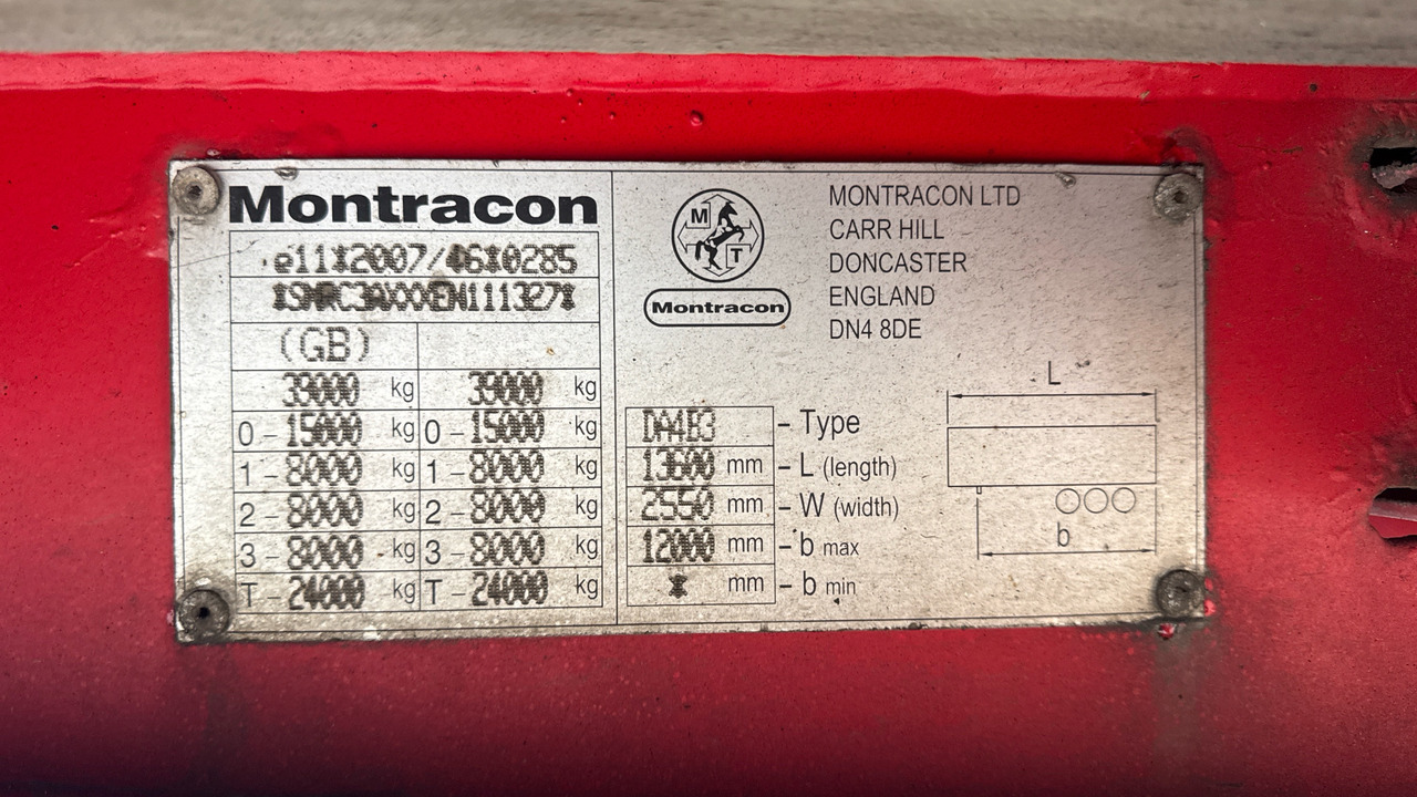 Trailer MONTRACON CURTAINSIDE: picture 12 Trailer MONTRACON CURTAINSIDE: picture 12