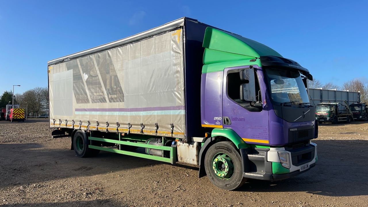 VOLVO FL 250 - Curtain side truck: picture 1 VOLVO FL 250 - Curtain side truck: picture 1