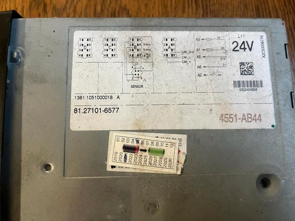 MAN TGX Tachograph 81.27101-6577 - Tachograph for Truck: picture 2 MAN TGX Tachograph 81.27101-6577 - Tachograph for Truck: picture 2