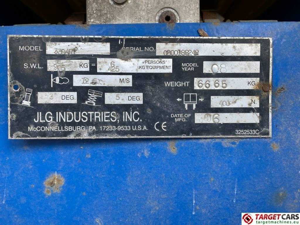 Scissor lift JLG 3394RT Diesel 4x4 Scissor Work Lift 1206cm: picture 10 Scissor lift JLG 3394RT Diesel 4x4 Scissor Work Lift 1206cm: picture 10