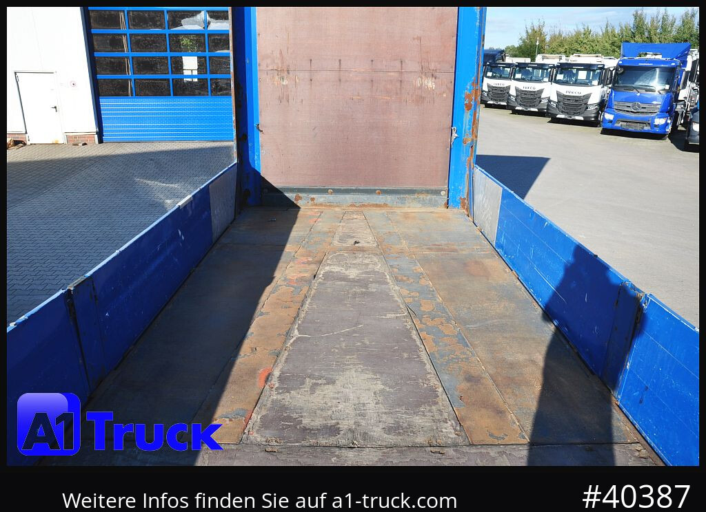 KRONE Mega, Pritsche, 1 Vorbesitzer, TÜV 01-2026, Staplerhalterung - Dropside/ Flatbed semi-trailer: picture 4 KRONE Mega, Pritsche, 1 Vorbesitzer, TÜV 01-2026, Staplerhalterung - Dropside/ Flatbed semi-trailer: picture 4