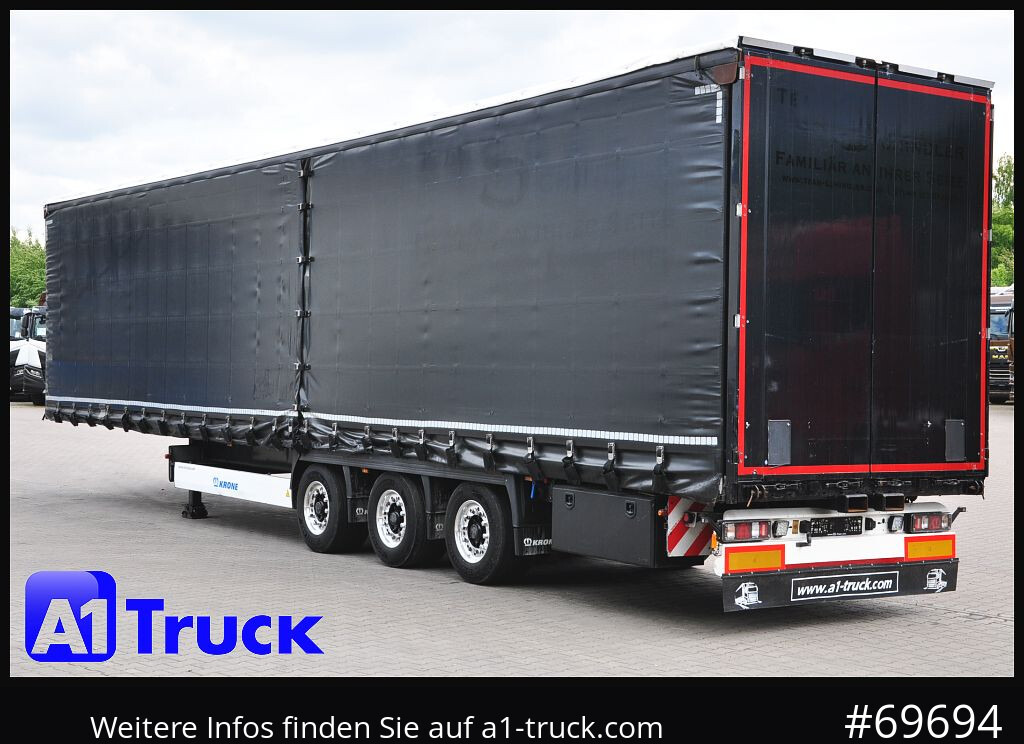 Curtainsider semi-trailer KRONE SD, Liftachse,Staplerhalterung, verbreiterbar, Coil: picture 11
