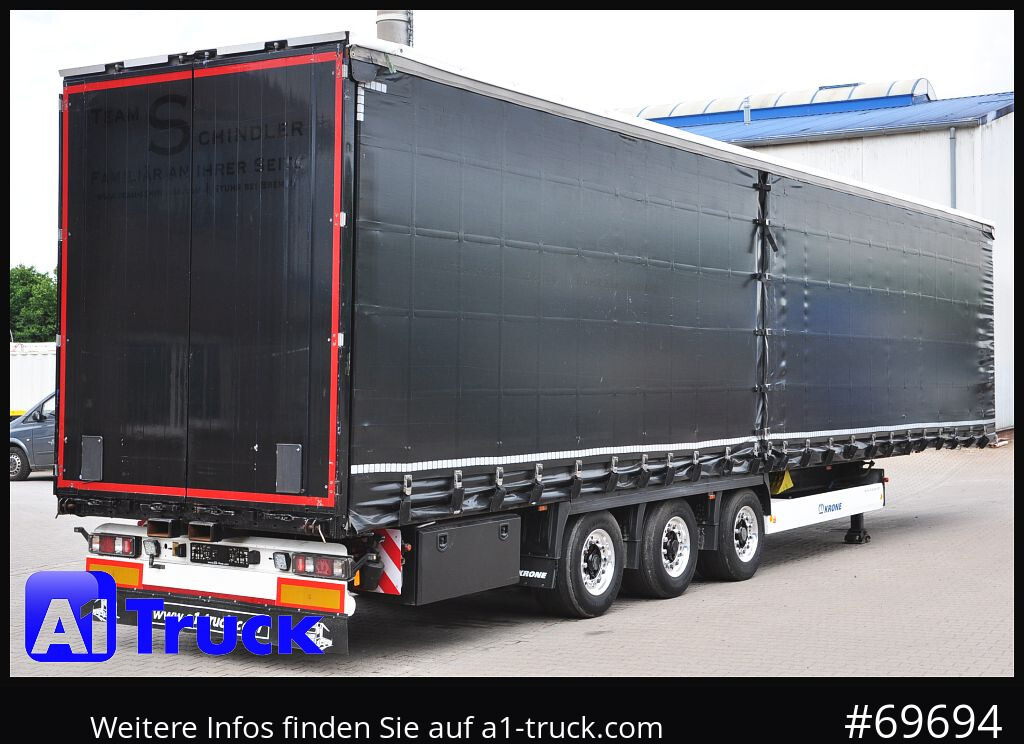 Curtainsider semi-trailer KRONE SD, Liftachse,Staplerhalterung, verbreiterbar, Coil: picture 9