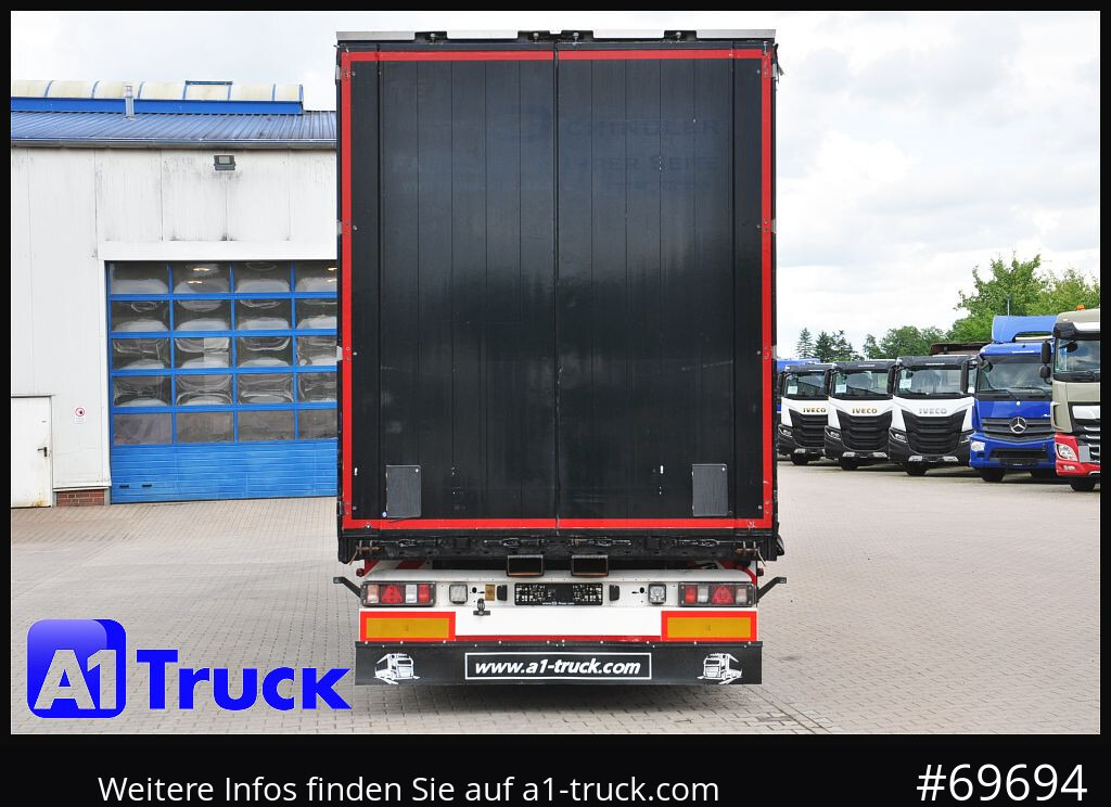 Curtainsider semi-trailer KRONE SD, Liftachse,Staplerhalterung, verbreiterbar, Coil: picture 10