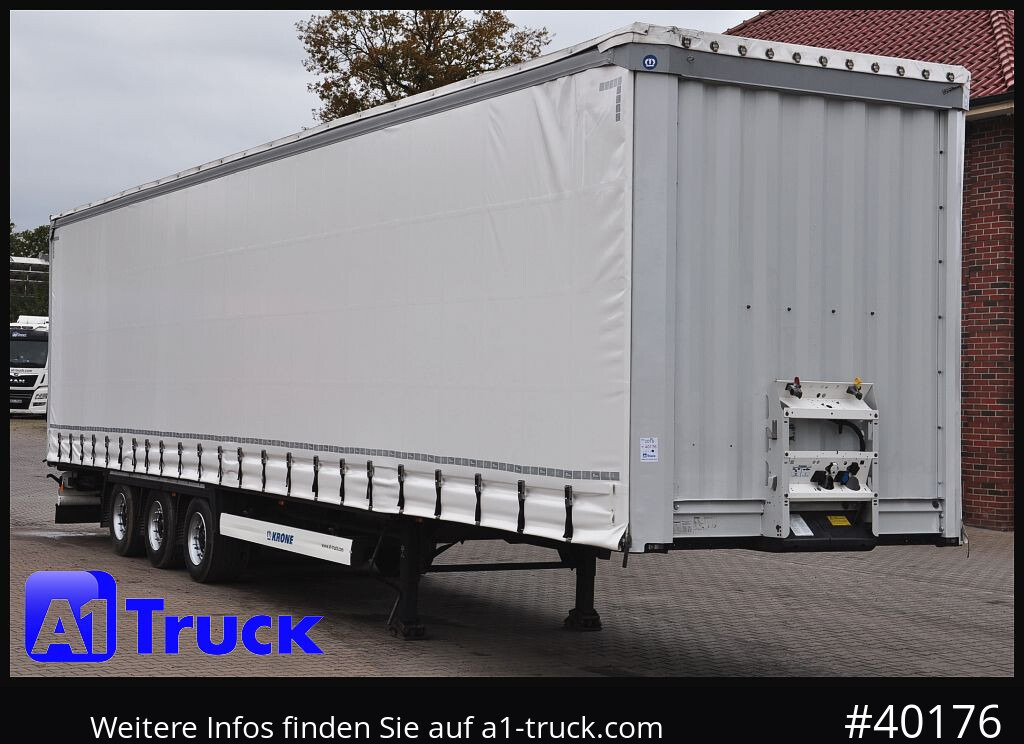 KRONE SD, Mega, neue Plane, Code XL, 1 Vorbesitzer - Curtainsider semi-trailer: picture 1 KRONE SD, Mega, neue Plane, Code XL, 1 Vorbesitzer - Curtainsider semi-trailer: picture 1