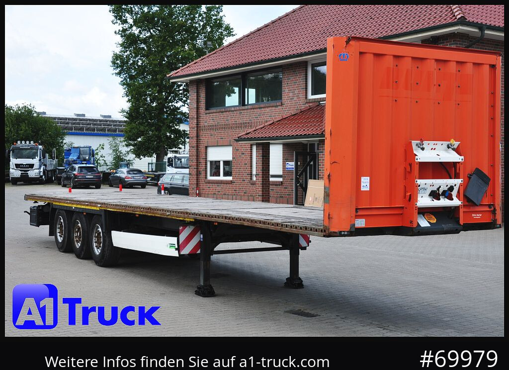 KRONE SD Plateau, Twistlock, Container, - Dropside/ Flatbed semi-trailer: picture 1 KRONE SD Plateau, Twistlock, Container, - Dropside/ Flatbed semi-trailer: picture 1