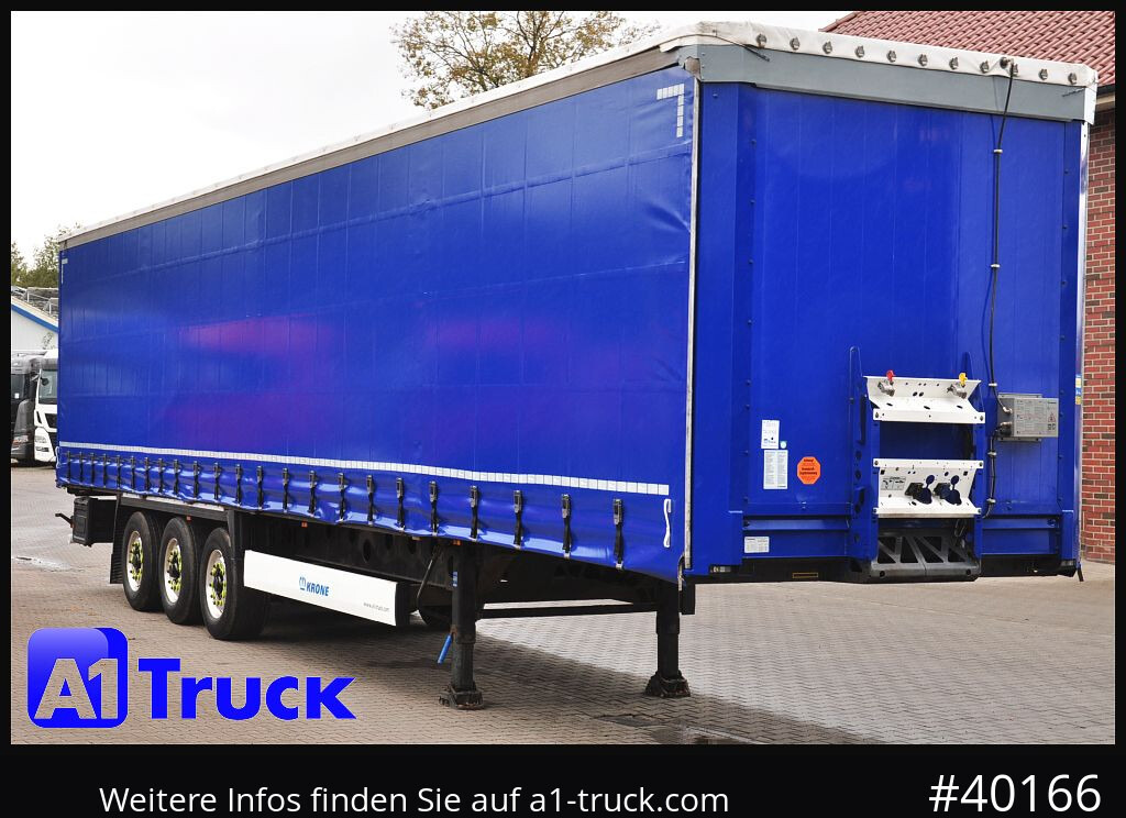 KRONE Tautliner, Lenkachse, Coimulde, Ice Protect, TÜV 09/2026 - Curtainsider semi-trailer: picture 1 KRONE Tautliner, Lenkachse, Coimulde, Ice Protect, TÜV 09/2026 - Curtainsider semi-trailer: picture 1