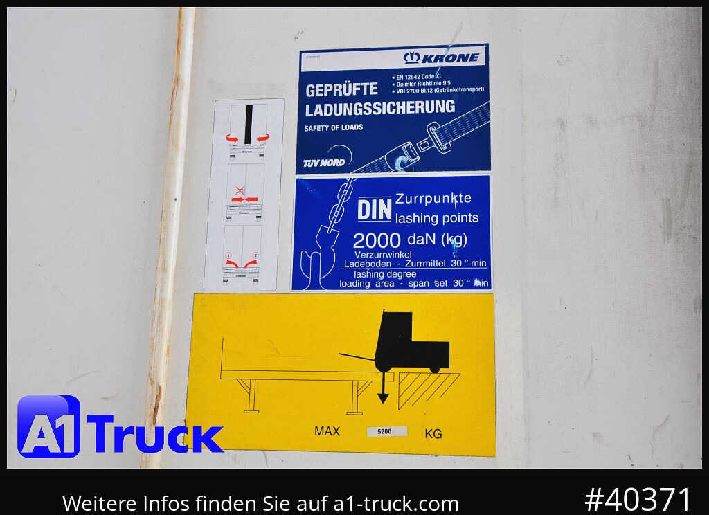 KRONE Wechselbrücke 7,45 neue Plane, Bordwand - Curtainside swap body: picture 3 KRONE Wechselbrücke 7,45 neue Plane, Bordwand - Curtainside swap body: picture 3