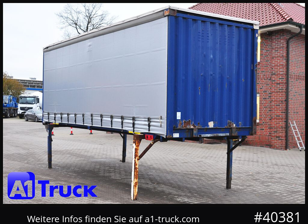 KRONE Wechselbrücke 7,45 neue Plane, Bordwand - Curtainside swap body: picture 1 KRONE Wechselbrücke 7,45 neue Plane, Bordwand - Curtainside swap body: picture 1