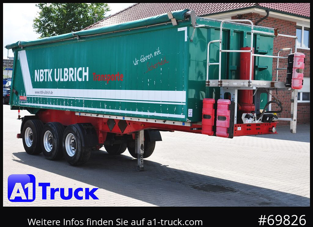LANGENDORF SKA 24/30, 34m³ Alu, Liftachse, Alufelgen, - Tipper semi-trailer: picture 1 LANGENDORF SKA 24/30, 34m³ Alu, Liftachse, Alufelgen, - Tipper semi-trailer: picture 1
