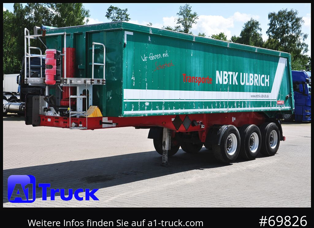 Tipper semi-trailer LANGENDORF SKA 24/30, 34m³  Alu, Liftachse, Alufelgen,: picture 13