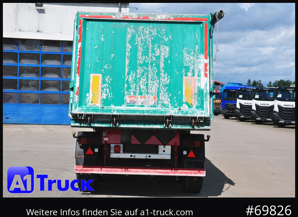 Tipper semi-trailer LANGENDORF SKA 24/30, 34m³  Alu, Liftachse, Alufelgen,: picture 10