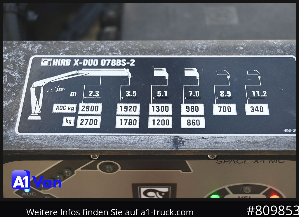 MERCEDES-BENZ Atego 816 Kipper Kran, Hiab, AHK, Klima - Tipper, Crane truck: picture 3 MERCEDES-BENZ Atego 816 Kipper Kran, Hiab, AHK, Klima - Tipper, Crane truck: picture 3