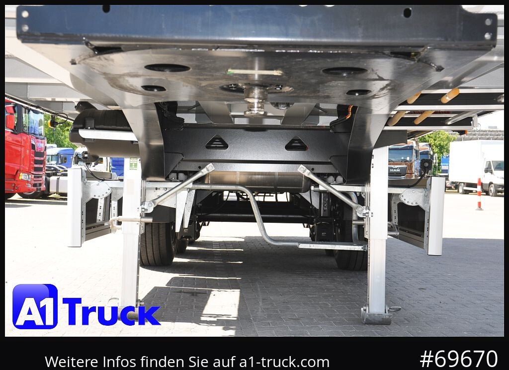 REISCH RHKS, Alu-Kippmulde 52m³, Kombitüren, Alufelgen, Liftachse, - Tipper semi-trailer: picture 4 REISCH RHKS, Alu-Kippmulde 52m³, Kombitüren, Alufelgen, Liftachse, - Tipper semi-trailer: picture 4