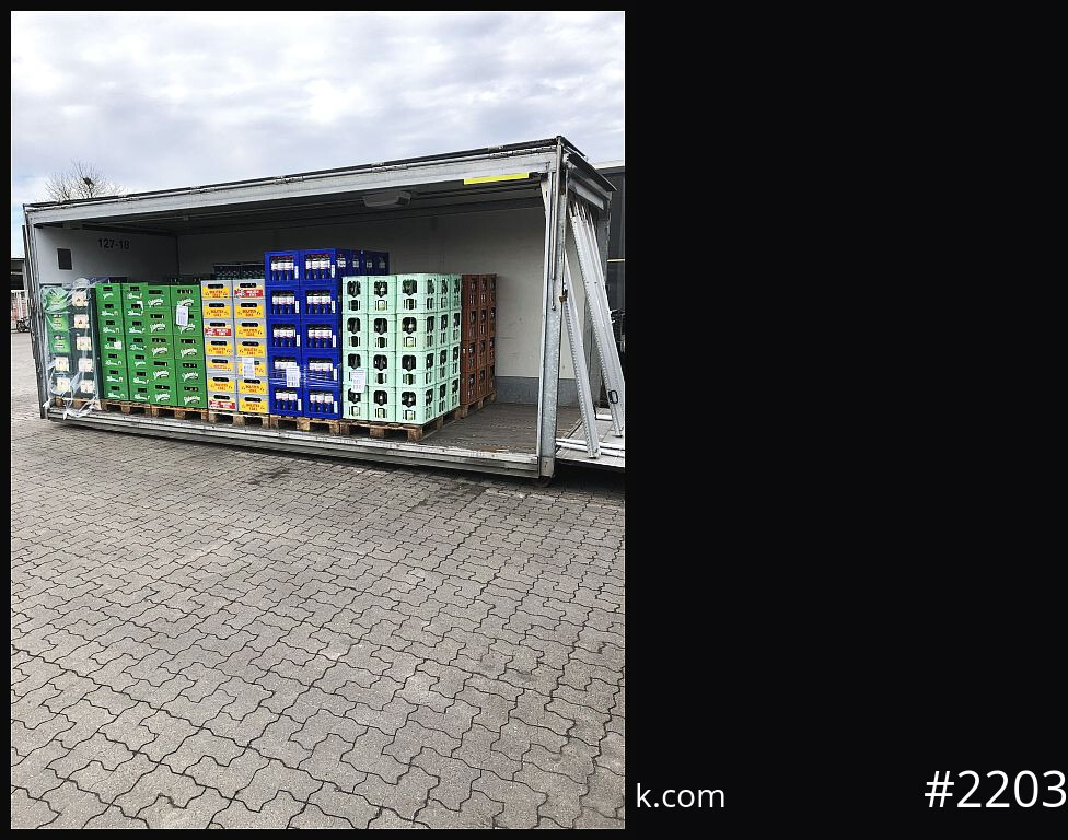 SCHROEDER,WIESMOOR Abrollcontainer, Getränkeaufbau Wingliner, mehrmals vorhanden - Roll-off container: picture 1 SCHROEDER,WIESMOOR Abrollcontainer, Getränkeaufbau Wingliner, mehrmals vorhanden - Roll-off container: picture 1