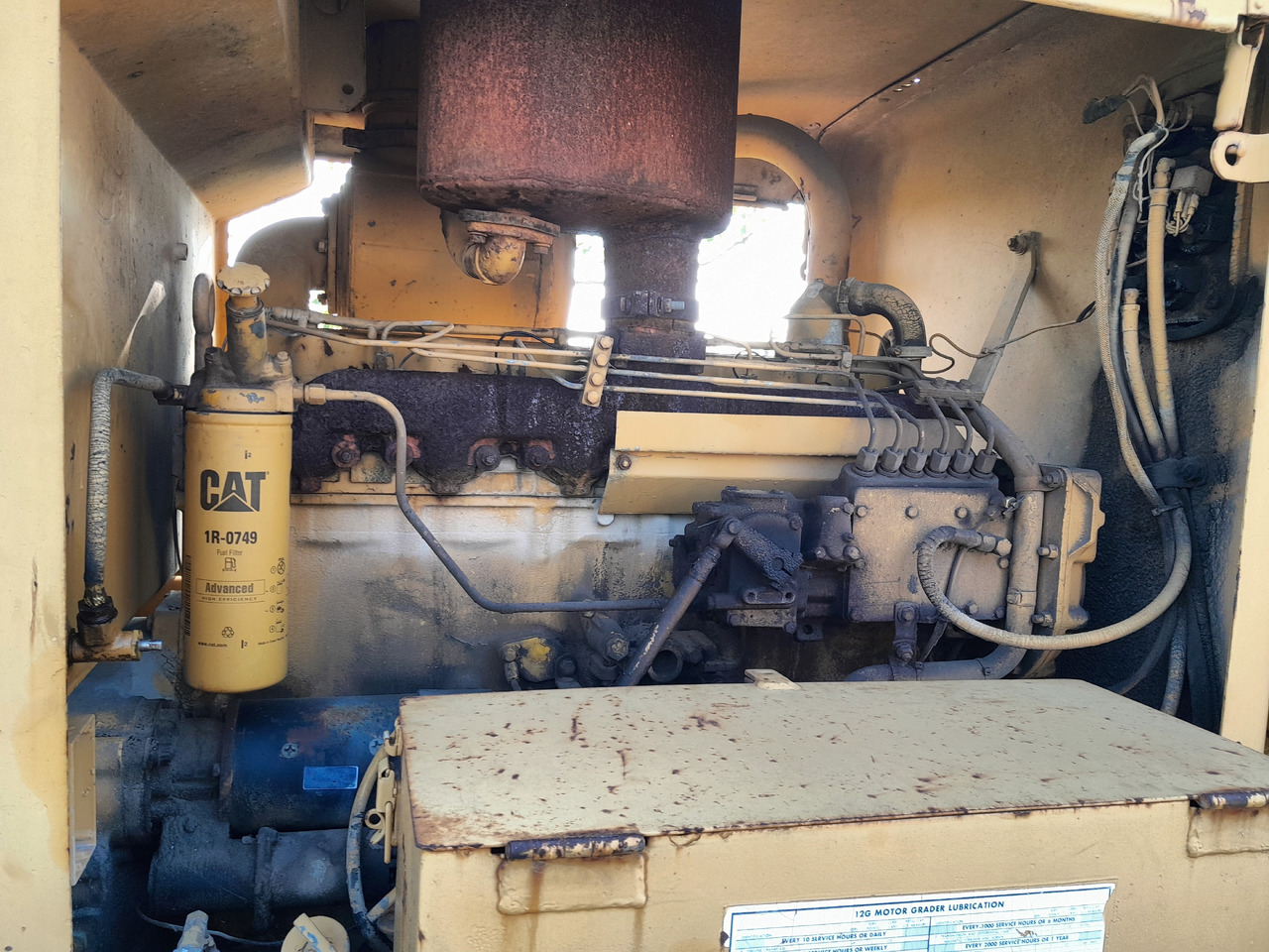 Grader Caterpillar 12G Macchina perfettamente funzionante. motore 3306 revisionato.: picture 10