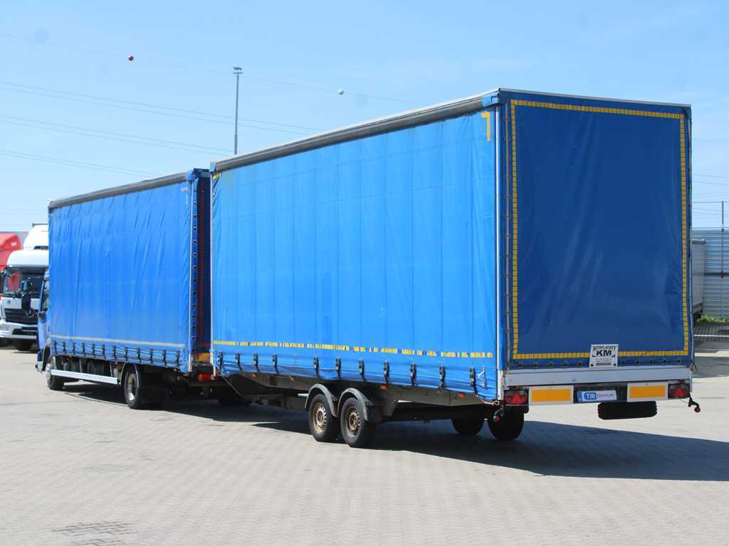 DAF FA LF 45, EURO 5, TYRES 80% + AGADOS TRAILER - Curtain side truck: picture 5 DAF FA LF 45, EURO 5, TYRES 80% + AGADOS TRAILER - Curtain side truck: picture 5