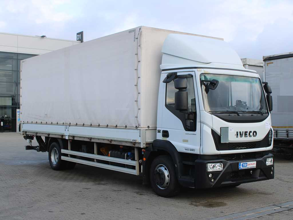 Iveco 140-280E, HYDRAULIC FRONT, SIDE BOARD, EURO 6 - Curtain side truck: picture 3 Iveco 140-280E, HYDRAULIC FRONT, SIDE BOARD, EURO 6 - Curtain side truck: picture 3