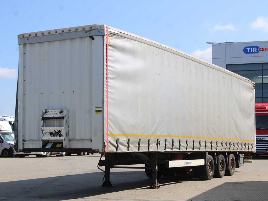 Krone SD, LIFTING AXLE, LOWDECK, LIFTING ROOF, MULTILOCK, SAF - Curtainsider semi-trailer: picture 1 Krone SD, LIFTING AXLE, LOWDECK, LIFTING ROOF, MULTILOCK, SAF - Curtainsider semi-trailer: picture 1