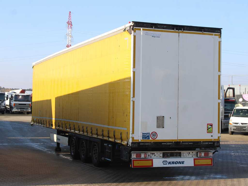 Krone SD, LOWDECK, LIFTING AXLE, LIFTING ROOF, MULTILOCK - Curtainsider semi-trailer: picture 5 Krone SD, LOWDECK, LIFTING AXLE, LIFTING ROOF, MULTILOCK - Curtainsider semi-trailer: picture 5