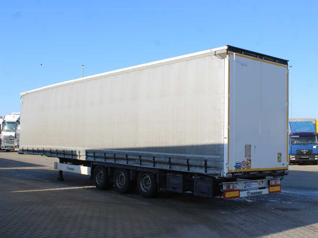 Krone SD, LOWDECK, LIFTING AXLE, MULTILOCK, LIFTING ROOF - Curtainsider semi-trailer: picture 5 Krone SD, LOWDECK, LIFTING AXLE, MULTILOCK, LIFTING ROOF - Curtainsider semi-trailer: picture 5