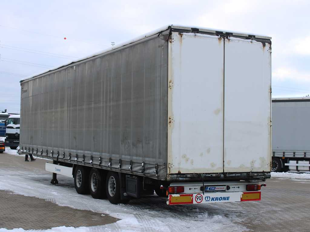 Krone SD, LOWDECK, MULTILOCK, LIFTING AXLE, LIFTING ROOF - Curtainsider semi-trailer: picture 5 Krone SD, LOWDECK, MULTILOCK, LIFTING AXLE, LIFTING ROOF - Curtainsider semi-trailer: picture 5