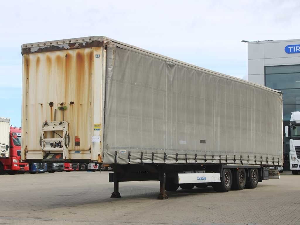 Krone SD, LOWDECK, MULTILOCK, LIFTING AXLE, LIFTING ROOF, SAF - Curtainsider semi-trailer: picture 1 Krone SD, LOWDECK, MULTILOCK, LIFTING AXLE, LIFTING ROOF, SAF - Curtainsider semi-trailer: picture 1