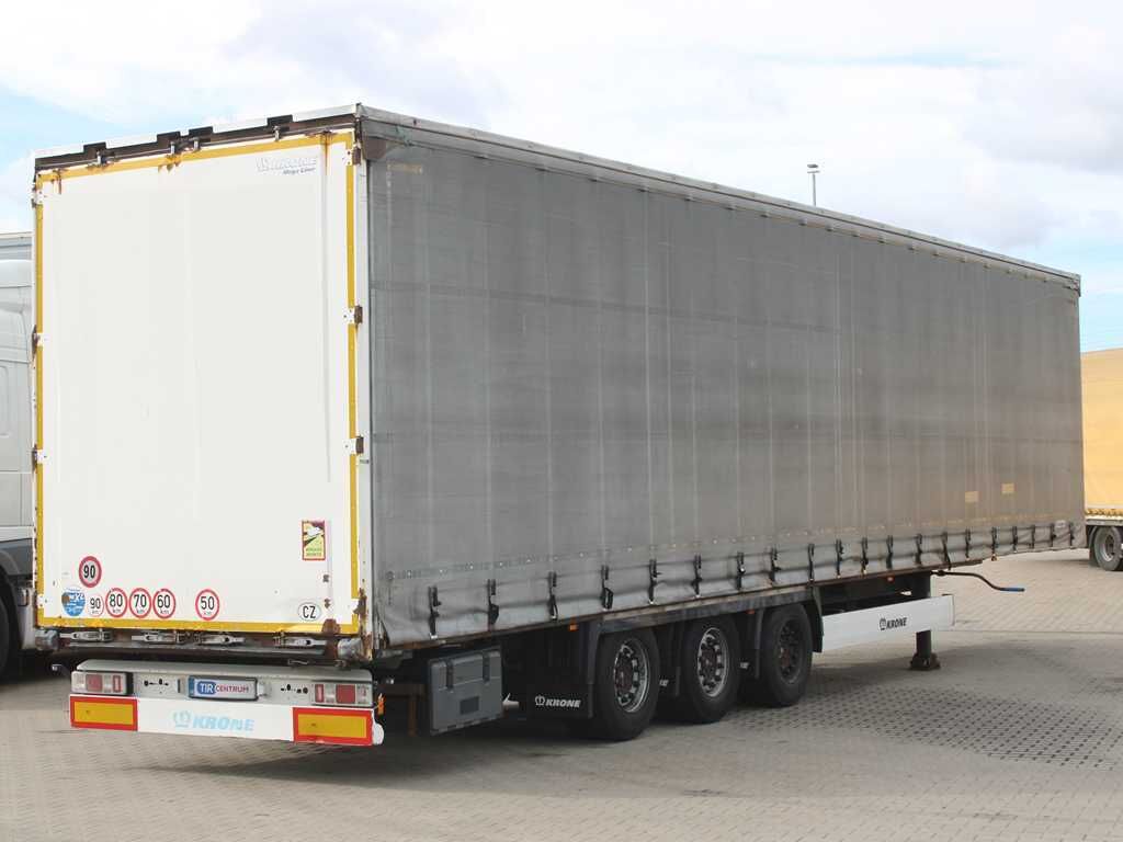 Krone SD, LOWDECK, MULTILOCK, LIFTING AXLE, LIFTING ROOF, SAF - Curtainsider semi-trailer: picture 4 Krone SD, LOWDECK, MULTILOCK, LIFTING AXLE, LIFTING ROOF, SAF - Curtainsider semi-trailer: picture 4