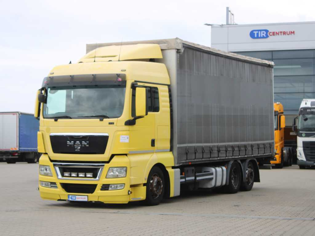 MAN TGX 24.440, EURO 5EEV, 6X2, AIR SUSPENSION - Curtain side truck: picture 1 MAN TGX 24.440, EURO 5EEV, 6X2, AIR SUSPENSION - Curtain side truck: picture 1