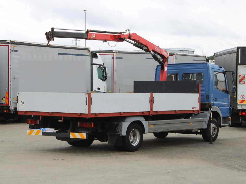 Mercedes-Benz ATEGO 1018, EURO 3, HYDRAULIC ARM FASSI F40A.21 - Dropside/ Flatbed truck, Crane truck: picture 4 Mercedes-Benz ATEGO 1018, EURO 3, HYDRAULIC ARM FASSI F40A.21 - Dropside/ Flatbed truck, Crane truck: picture 4