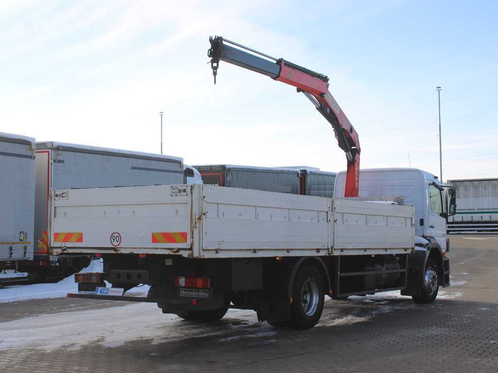 Mercedes-Benz ATEGO 1828, EURO 5, SIDE BOARD, HYDRAULIC ARM PALFINGER PK10000 - Dropside/ Flatbed truck, Crane truck: picture 4 Mercedes-Benz ATEGO 1828, EURO 5, SIDE BOARD, HYDRAULIC ARM PALFINGER PK10000 - Dropside/ Flatbed truck, Crane truck: picture 4