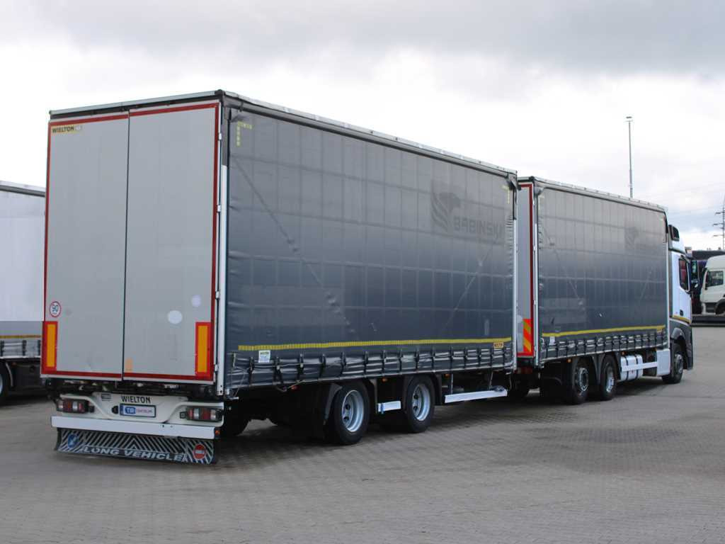 Mercedes-Benz Actros 2545, ROAD, LIFTING AXLE, AIR SUSPENSION, EURO 6 - Curtain side truck: picture 4 Mercedes-Benz Actros 2545, ROAD, LIFTING AXLE, AIR SUSPENSION, EURO 6 - Curtain side truck: picture 4