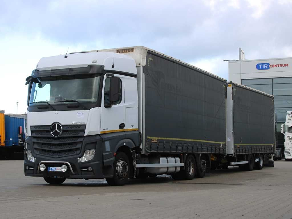 Mercedes-Benz Actros 2545, TRANZIT SET, LIFTING AXLE, EURO 6 - Curtain side truck: picture 1 Mercedes-Benz Actros 2545, TRANZIT SET, LIFTING AXLE, EURO 6 - Curtain side truck: picture 1