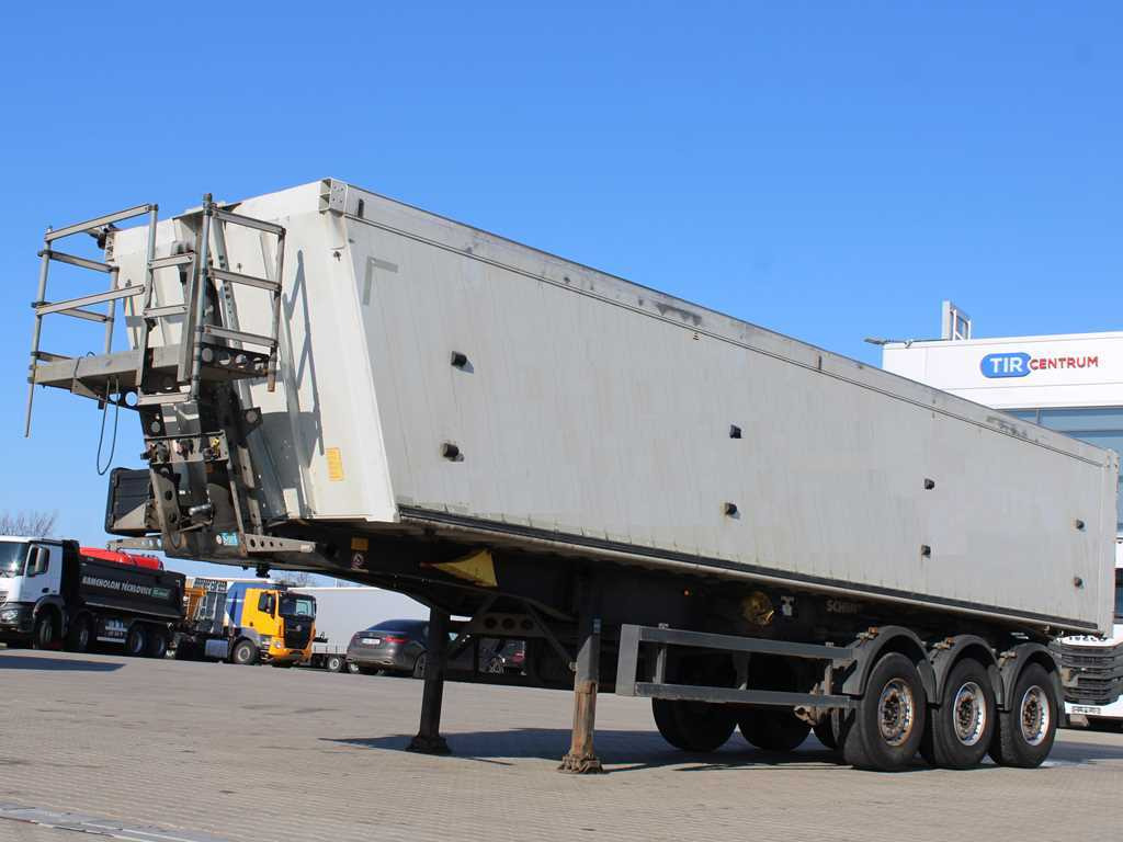 Schmitz SKI 24 SL 10.5, AXLES 9t, 49m³, LIFTING AXLE, ALUMINUM BODY - Tipper semi-trailer: picture 1 Schmitz SKI 24 SL 10.5, AXLES 9t, 49m³, LIFTING AXLE, ALUMINUM BODY - Tipper semi-trailer: picture 1