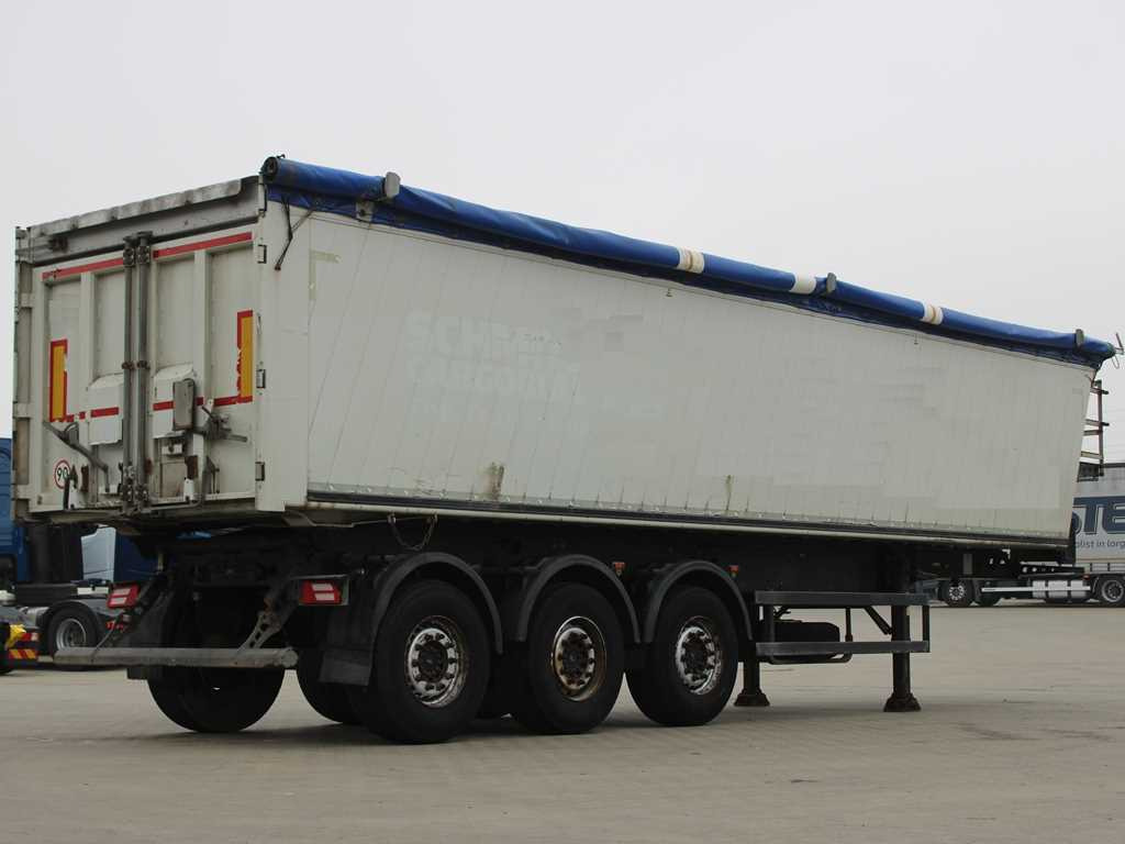 Schmitz SKI 24 SL 10.5, AXLES 9t, 49m³, LIFTING AXLE, ALUMINUM BODY - Tipper semi-trailer: picture 3 Schmitz SKI 24 SL 10.5, AXLES 9t, 49m³, LIFTING AXLE, ALUMINUM BODY - Tipper semi-trailer: picture 3