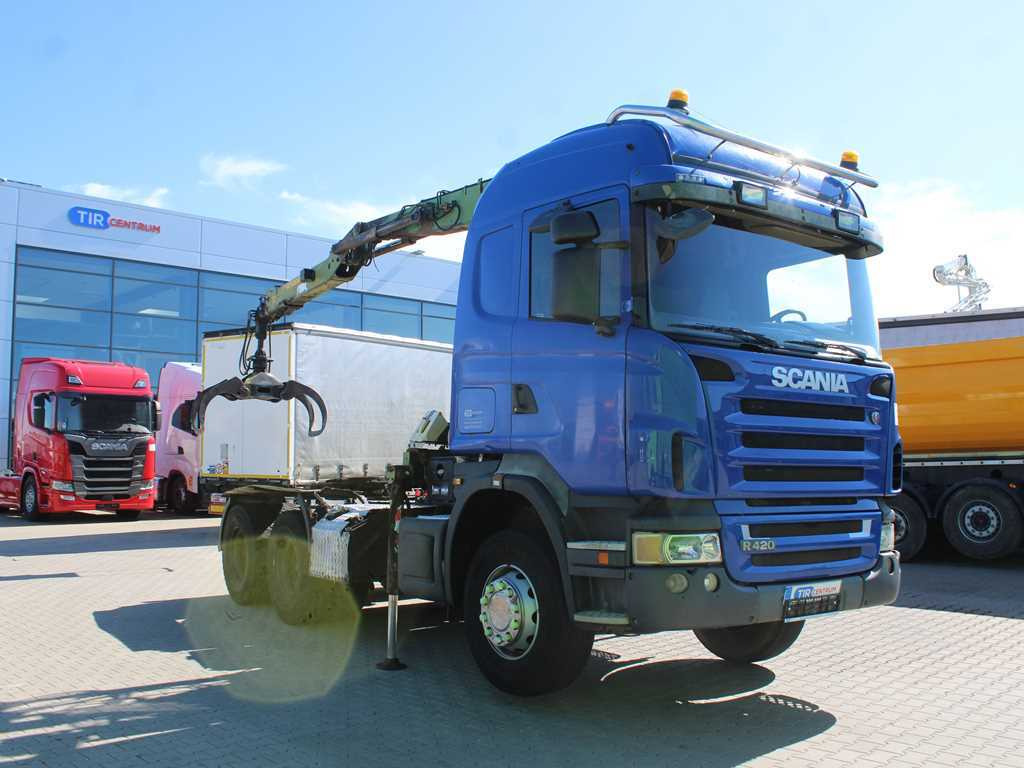Scania R420, 6x4, EURO 3, HYDRAULIC ARM LOGLIFT F135ZT94A, LIGHTS - Tractor truck: picture 3 Scania R420, 6x4, EURO 3, HYDRAULIC ARM LOGLIFT F135ZT94A, LIGHTS - Tractor truck: picture 3