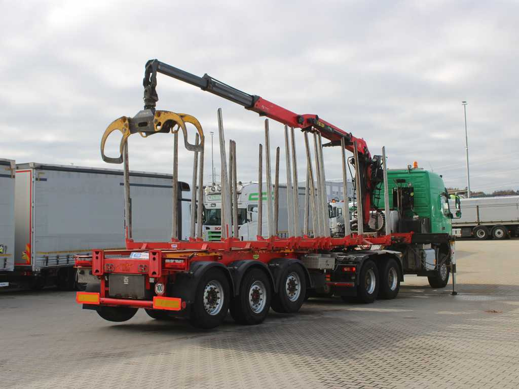 Volvo FM 540, EURO 6, 6X6, VEB+, PALFINGER Q170Z96 ARM + UMIKOV, PRICE FOR THE WHOLE SET!! - Tractor truck, Log semi-trailer: picture 5 Volvo FM 540, EURO 6, 6X6, VEB+, PALFINGER Q170Z96 ARM + UMIKOV, PRICE FOR THE WHOLE SET!! - Tractor truck, Log semi-trailer: picture 5