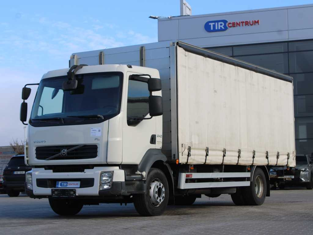 Volvo FL 240, EURO 5, HYDRAULIC FRONT, TIRES 80% - Curtain side truck: picture 1 Volvo FL 240, EURO 5, HYDRAULIC FRONT, TIRES 80% - Curtain side truck: picture 1