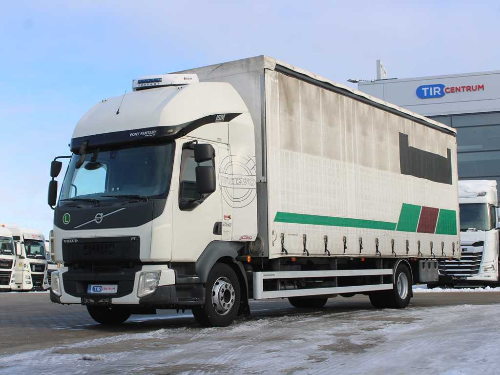 Volvo FL 250, EURO 6, INDEPENDENT AIR CONDITIONING - Curtain side truck: picture 1 Volvo FL 250, EURO 6, INDEPENDENT AIR CONDITIONING - Curtain side truck: picture 1