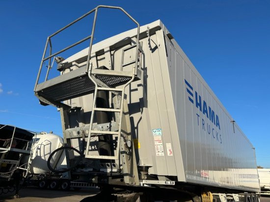 Kempf SKM AK 39 Alu-Kastenmulde 55m³ Rollplane - Tipper semi-trailer: picture 2 Kempf SKM AK 39 Alu-Kastenmulde 55m³ Rollplane - Tipper semi-trailer: picture 2