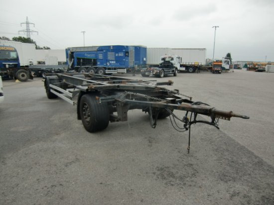 Krone Maxi Lafette BPW Achsen 3 Stück - Container transporter/ Swap body trailer: picture 3 Krone Maxi Lafette BPW Achsen 3 Stück - Container transporter/ Swap body trailer: picture 3