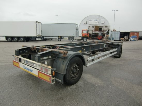 Krone Maxi Lafette BPW Achsen 3 Stück - Container transporter/ Swap body trailer: picture 4 Krone Maxi Lafette BPW Achsen 3 Stück - Container transporter/ Swap body trailer: picture 4
