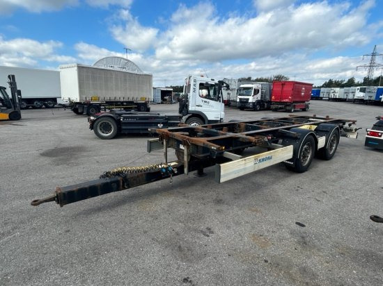 Krone ZZ/DC07 Tandem-Lafette, Standard, BPW-Achsen, Heckabstützung - Container transporter/ Swap body trailer: picture 3 Krone ZZ/DC07 Tandem-Lafette, Standard, BPW-Achsen, Heckabstützung - Container transporter/ Swap body trailer: picture 3